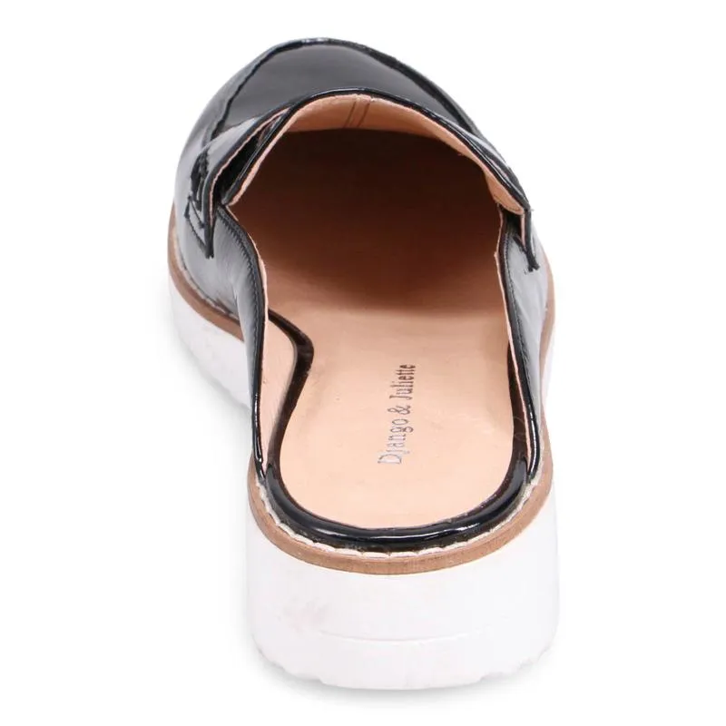 Django & Juliette Olmm Mule - Black/White