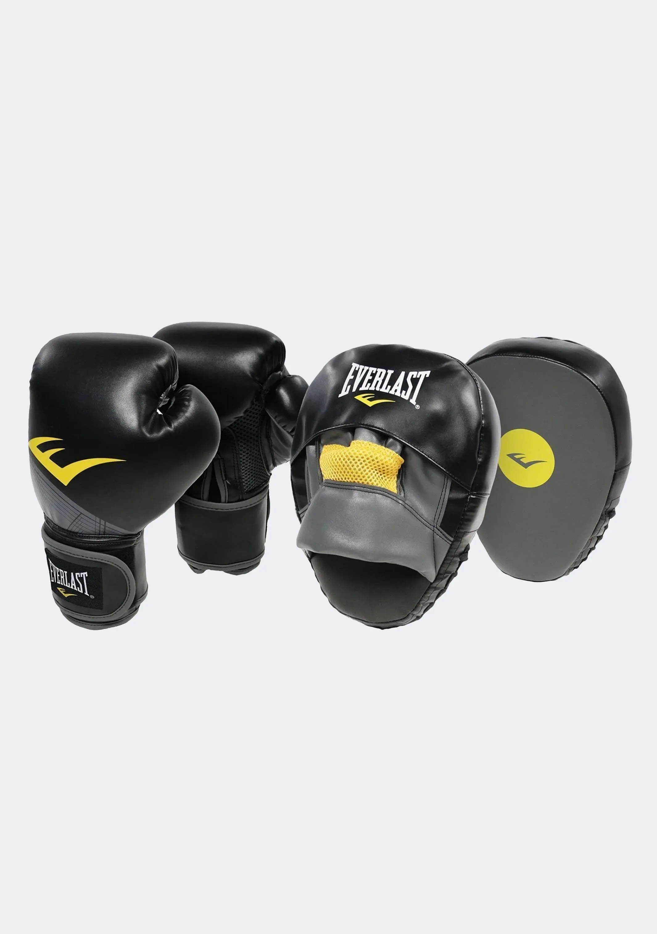 Everlast Advance Glove and Mitt Combo - Black