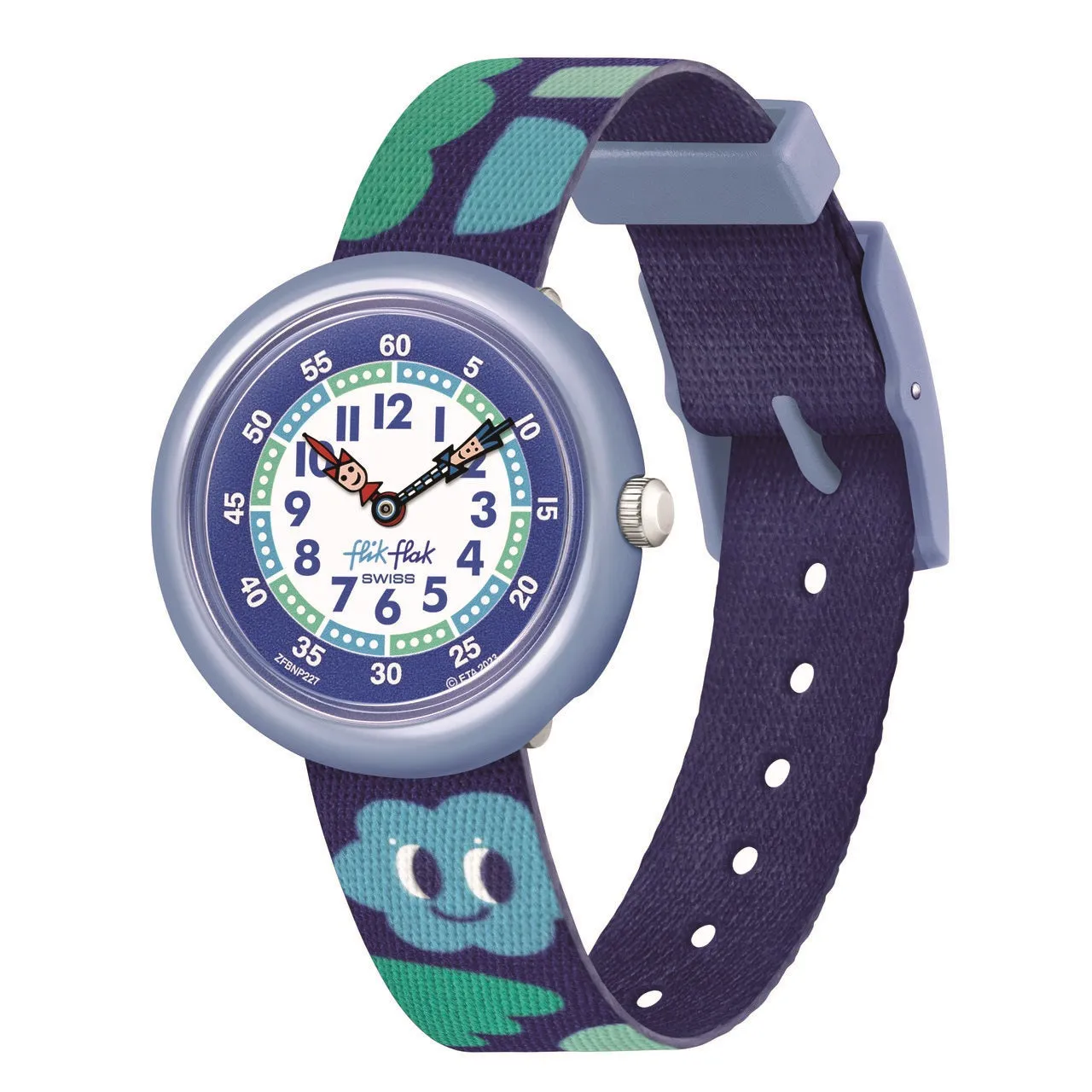 Flik Flak Smiling Clouds Kids Watch FBNP227