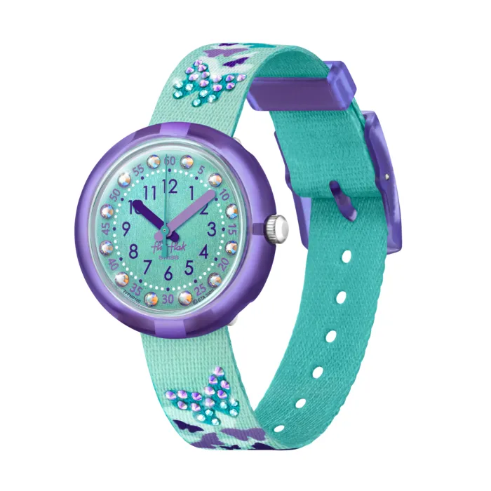 Flik Flak Sparkling Butterfly Kids Watch FPNP100