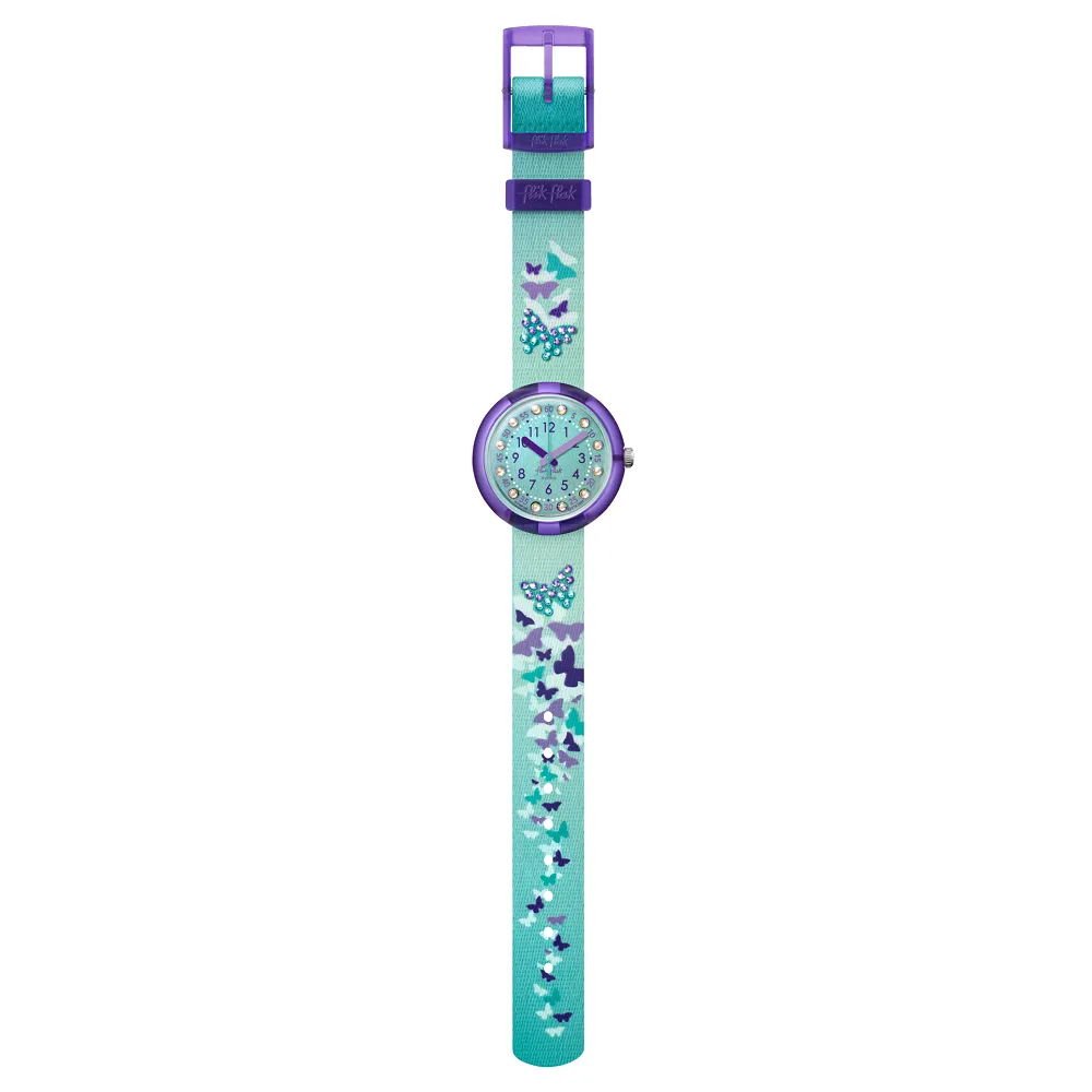 Flik Flak Sparkling Butterfly Kids Watch FPNP100
