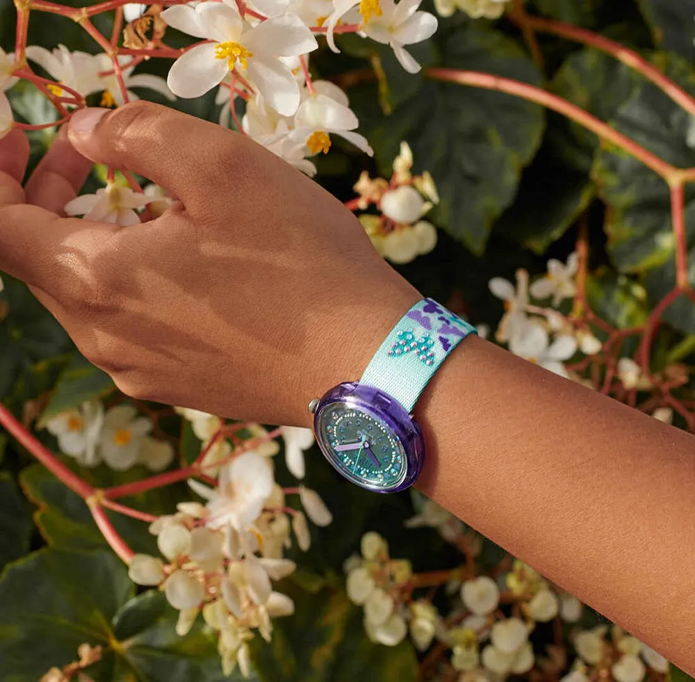 Flik Flak Sparkling Butterfly Kids Watch FPNP100