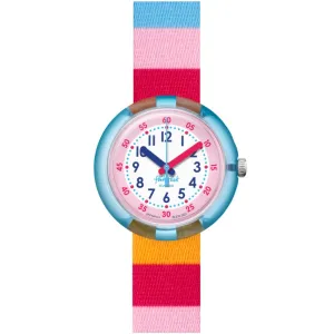 Flik Flak Stripy Pink Kids Watch FPNP113