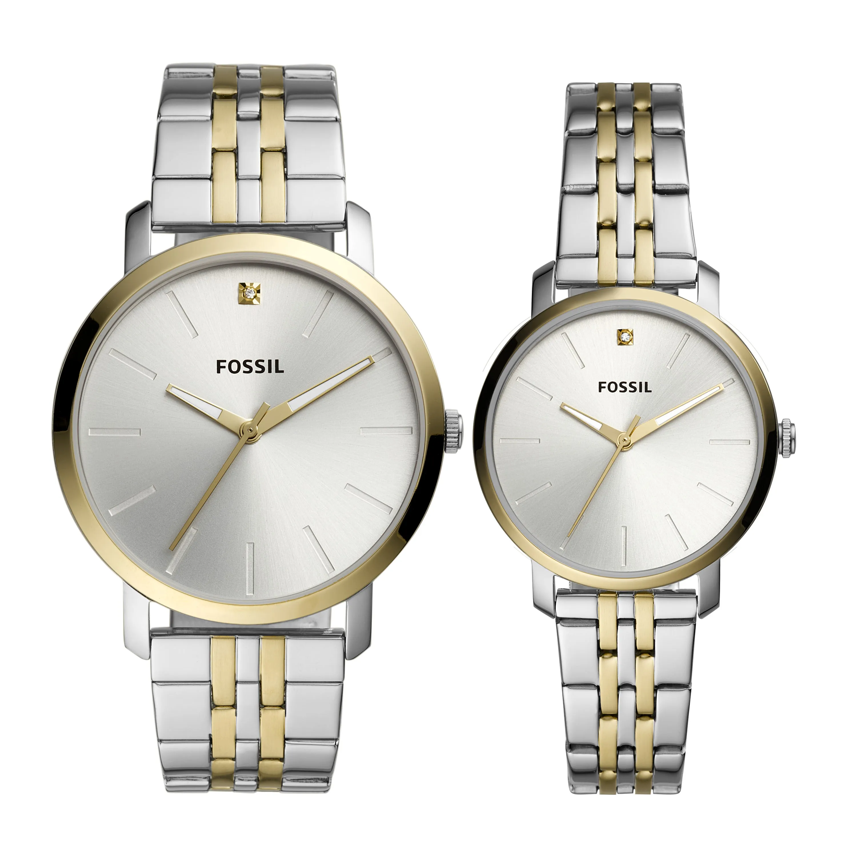 Fossil Men's Lux Luther Three-Hand, Stainless Steel Watch