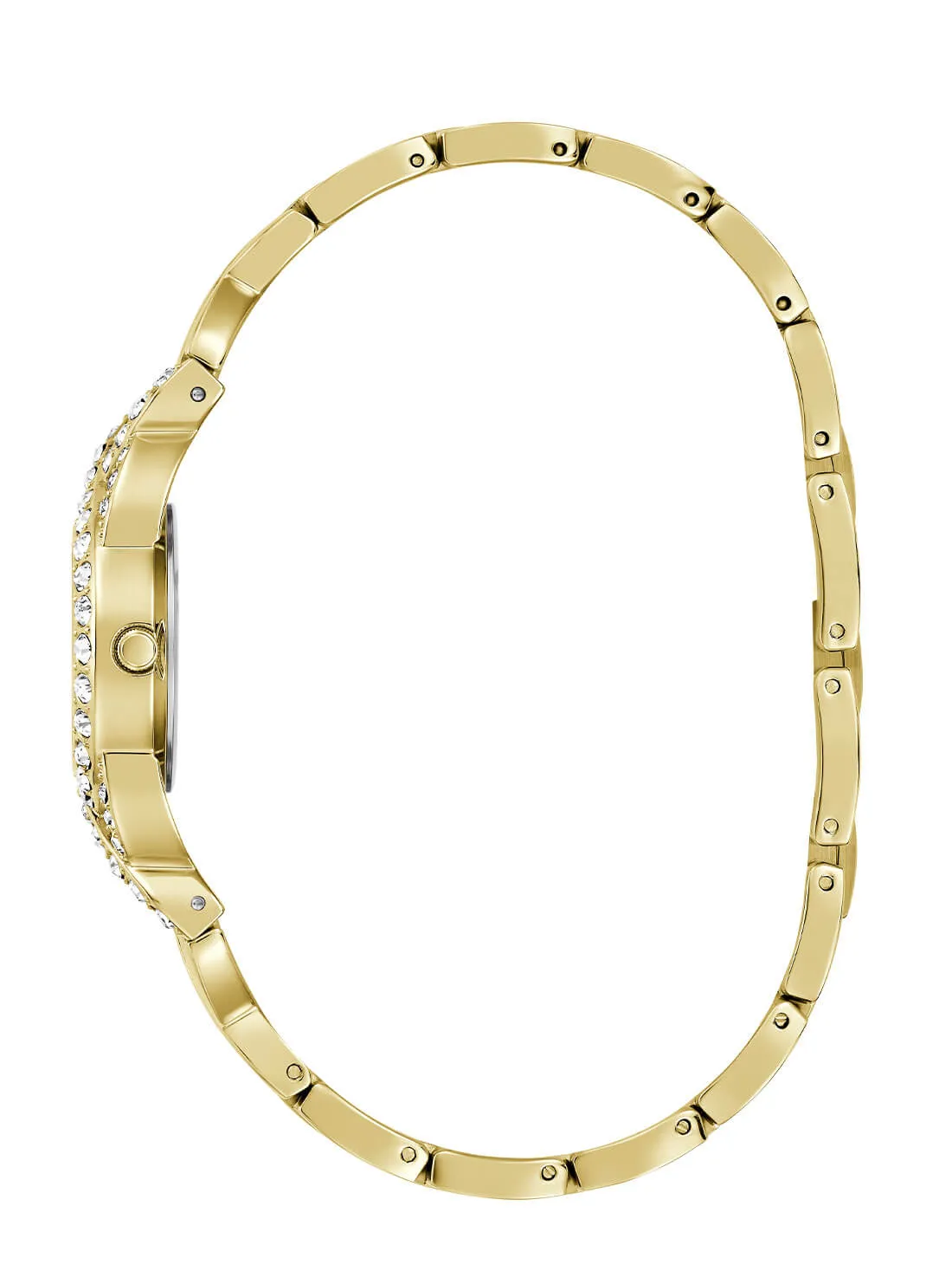 Gold Adorn Crystal Watch Guess