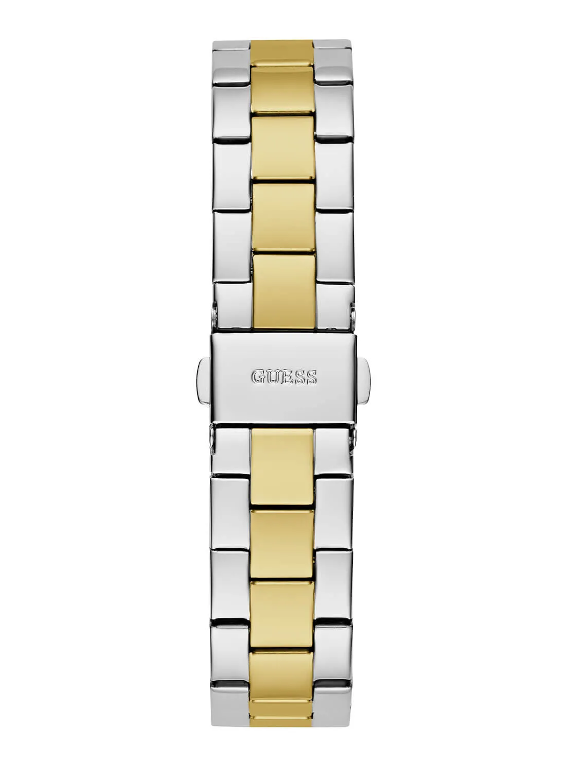 Gold and Silver Crystal Fawn Link Watch Guess