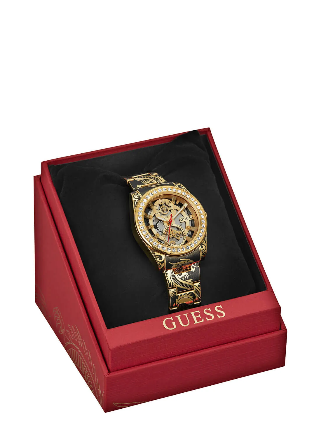 Gold Dragoness Glitz Watch Guess