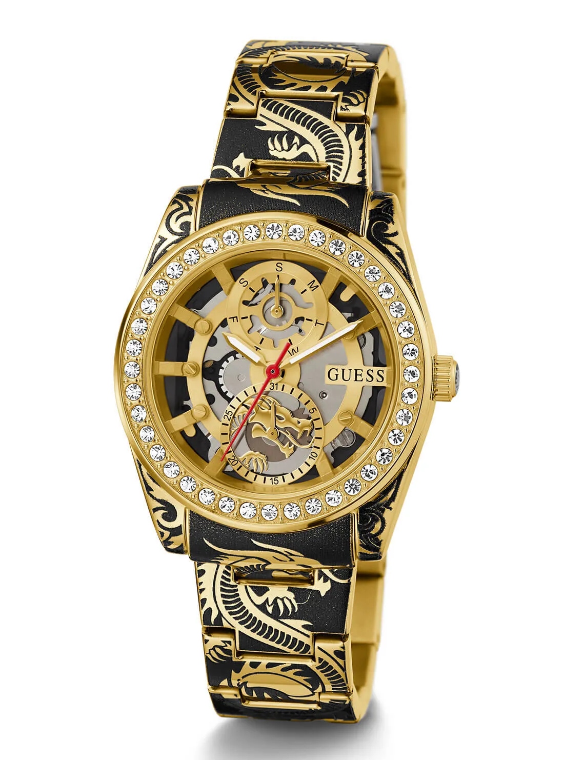 Gold Dragoness Glitz Watch Guess