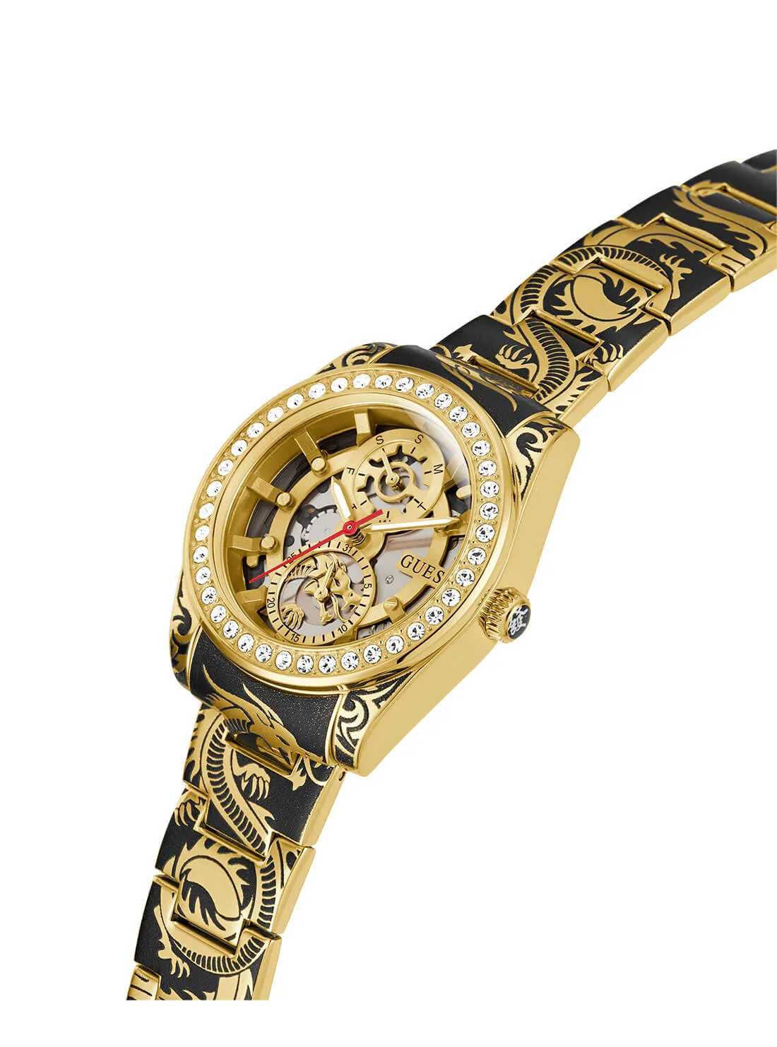 Gold Dragoness Glitz Watch Guess