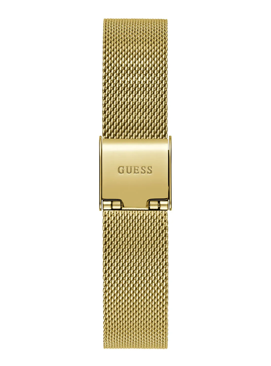 Gold Mini Iconic Glitz Mesh Watch Guess
