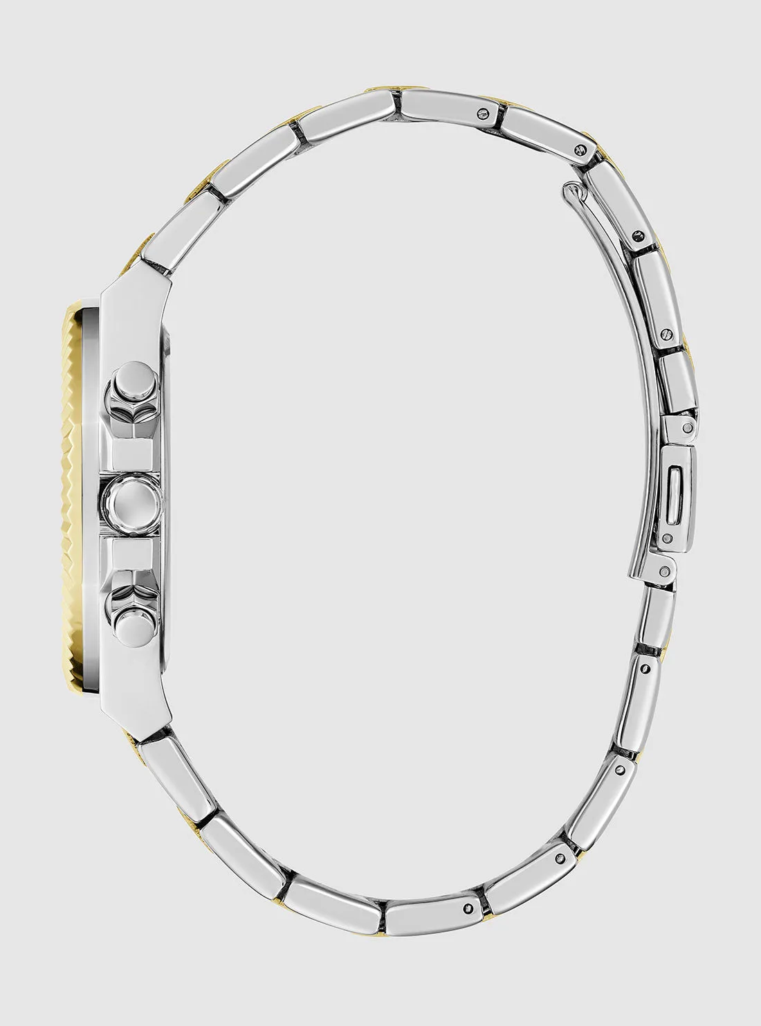 Gold Silver Equality Link Watch Guess