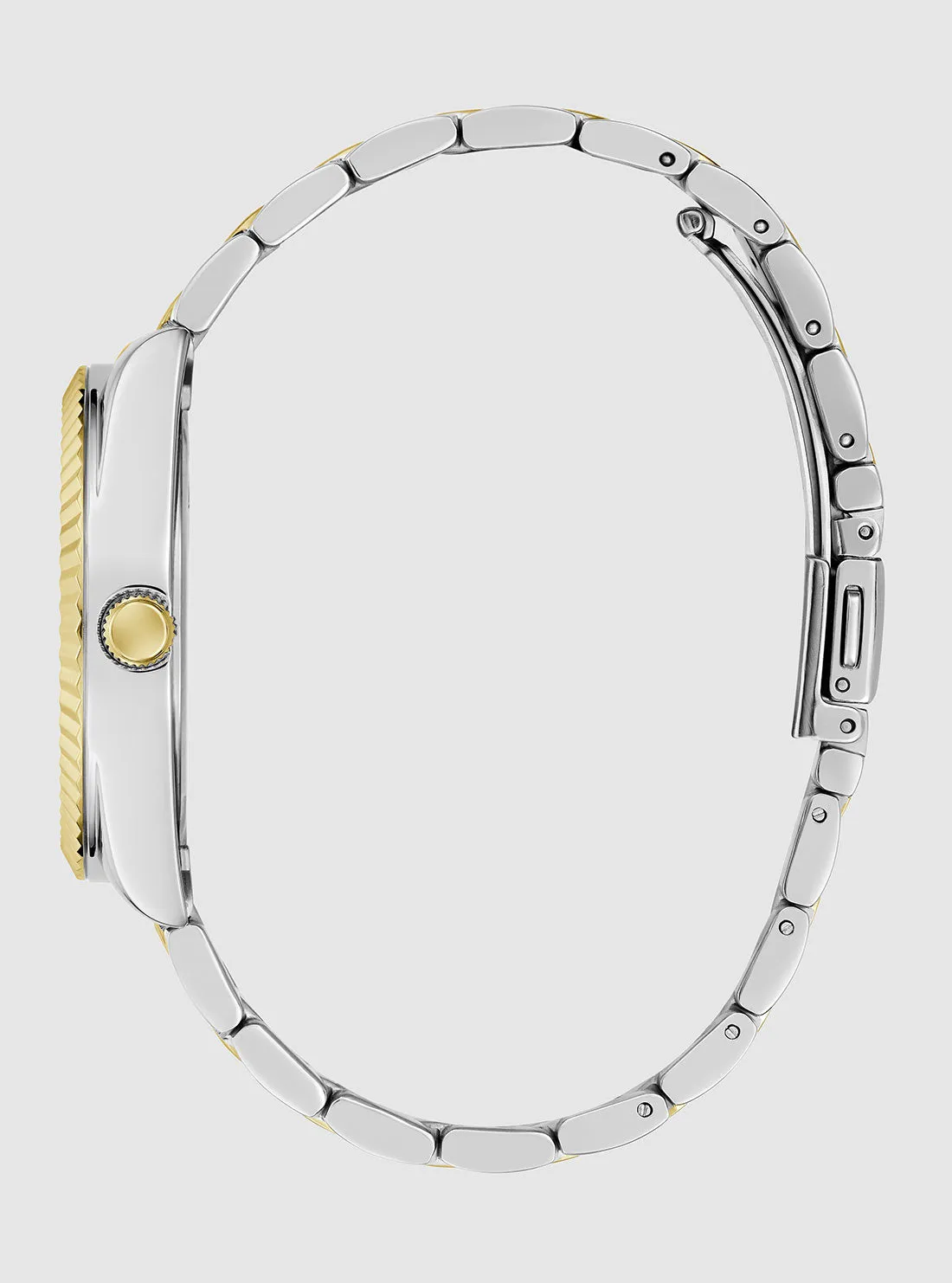 Gold Silver Luna Link Watch Guess