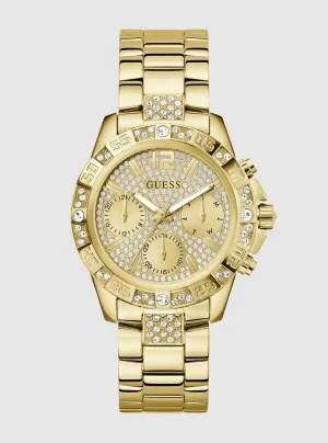 Gold Tone Majesty Link Watch Guess