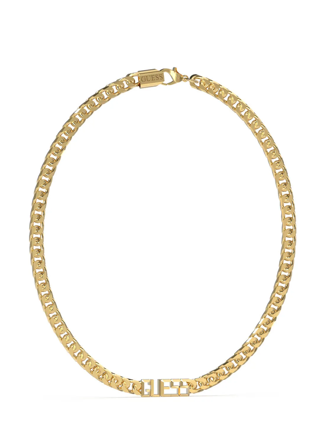 Gold Vegas Logo Necklace Guess