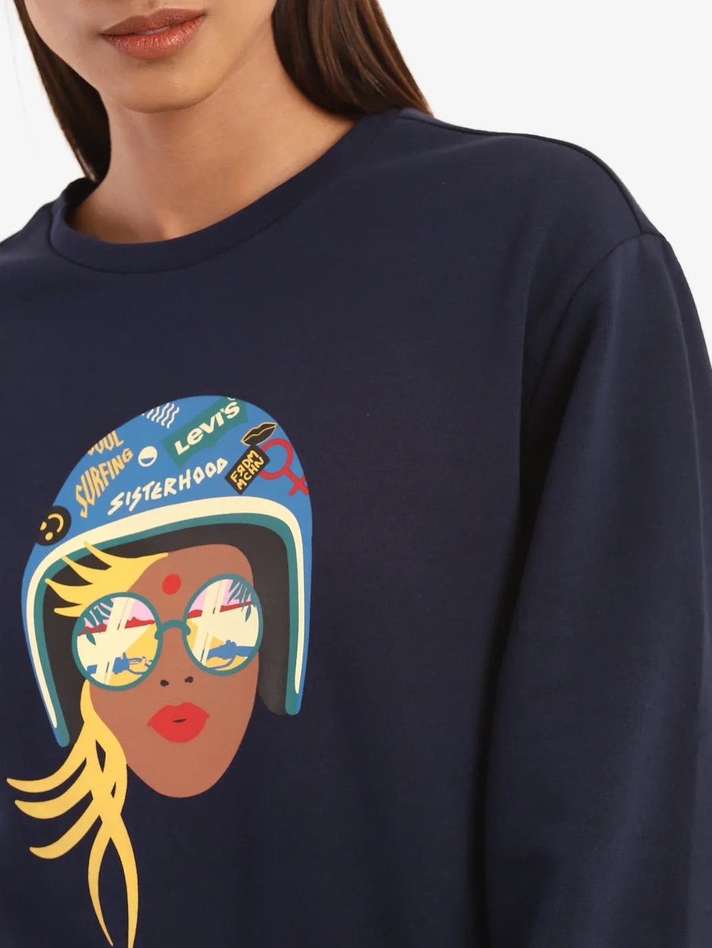 Graphic Sweatshirt From The Levi's Motorcycle Collection LEVI'S