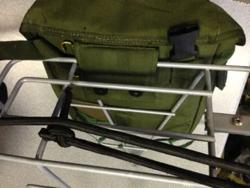 GREEN CORDURA MOTORCYCLE PANNIERS Silvermans