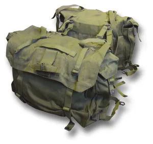 GREEN MOTORCYCLE PANNIERS Silvermans