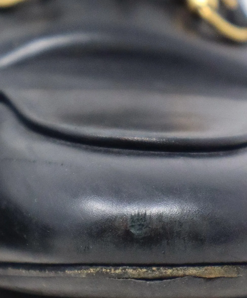 Gucci Black Leather Mules sz 5