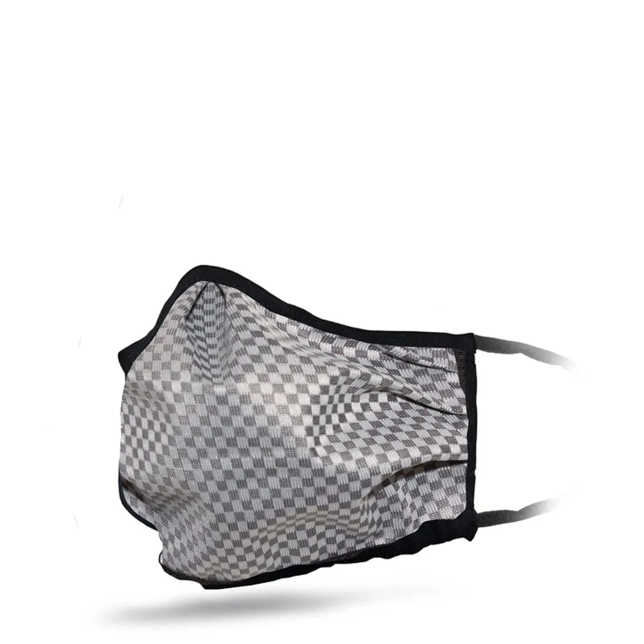 Hanwag Face Covering Eco-Shell Black Check