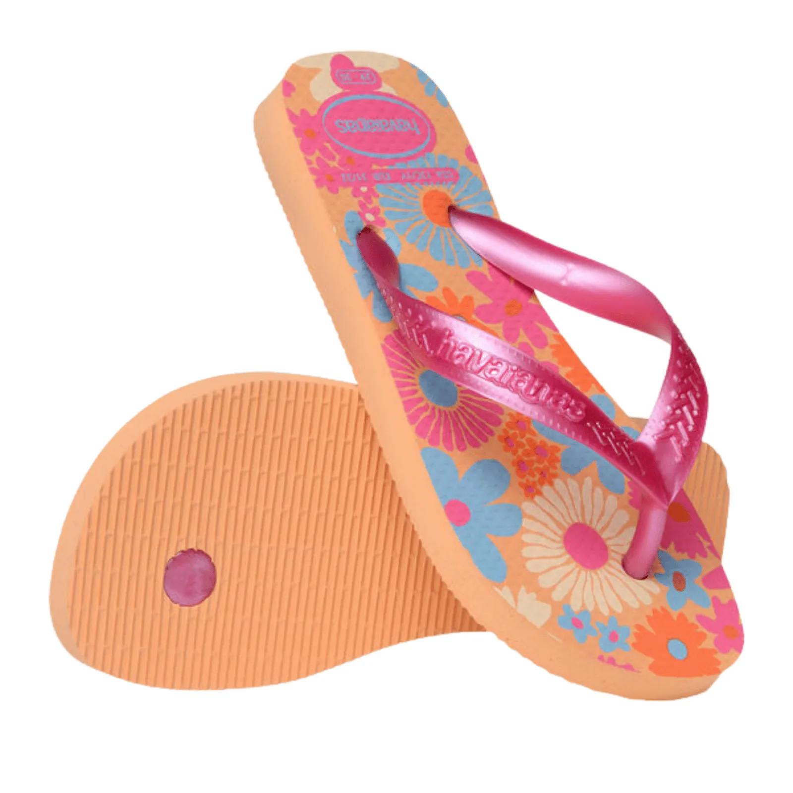 Havaianas Kids Flores Flip Flops