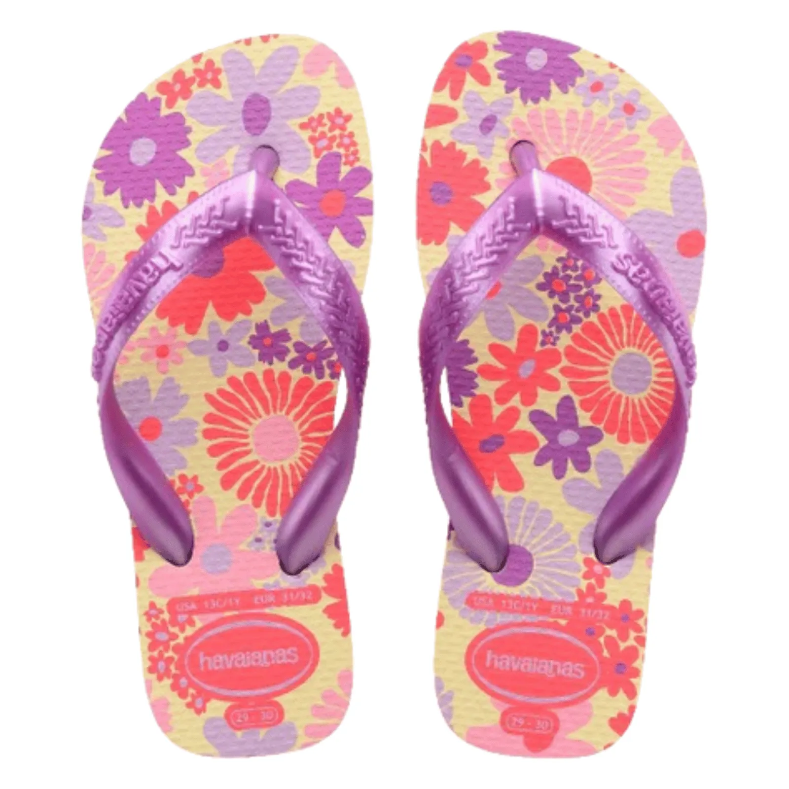 Havaianas Kids Flores Flip Flops