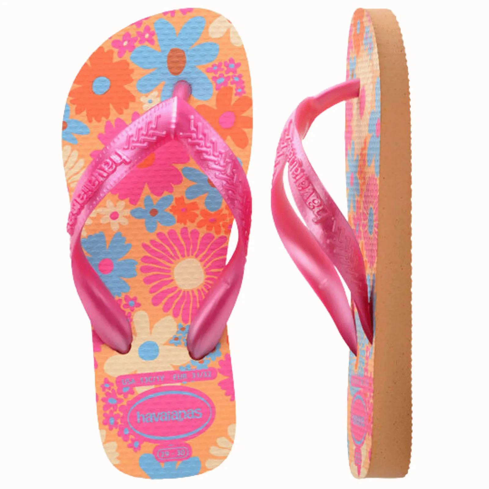 Havaianas Kids Flores Flip Flops