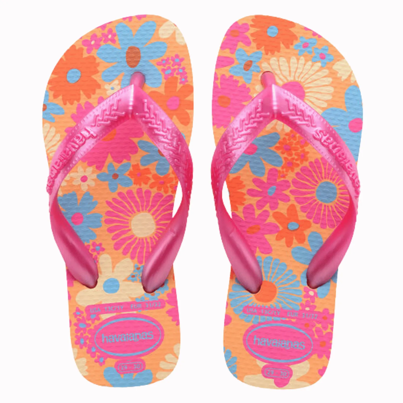 Havaianas Kids Flores Flip Flops