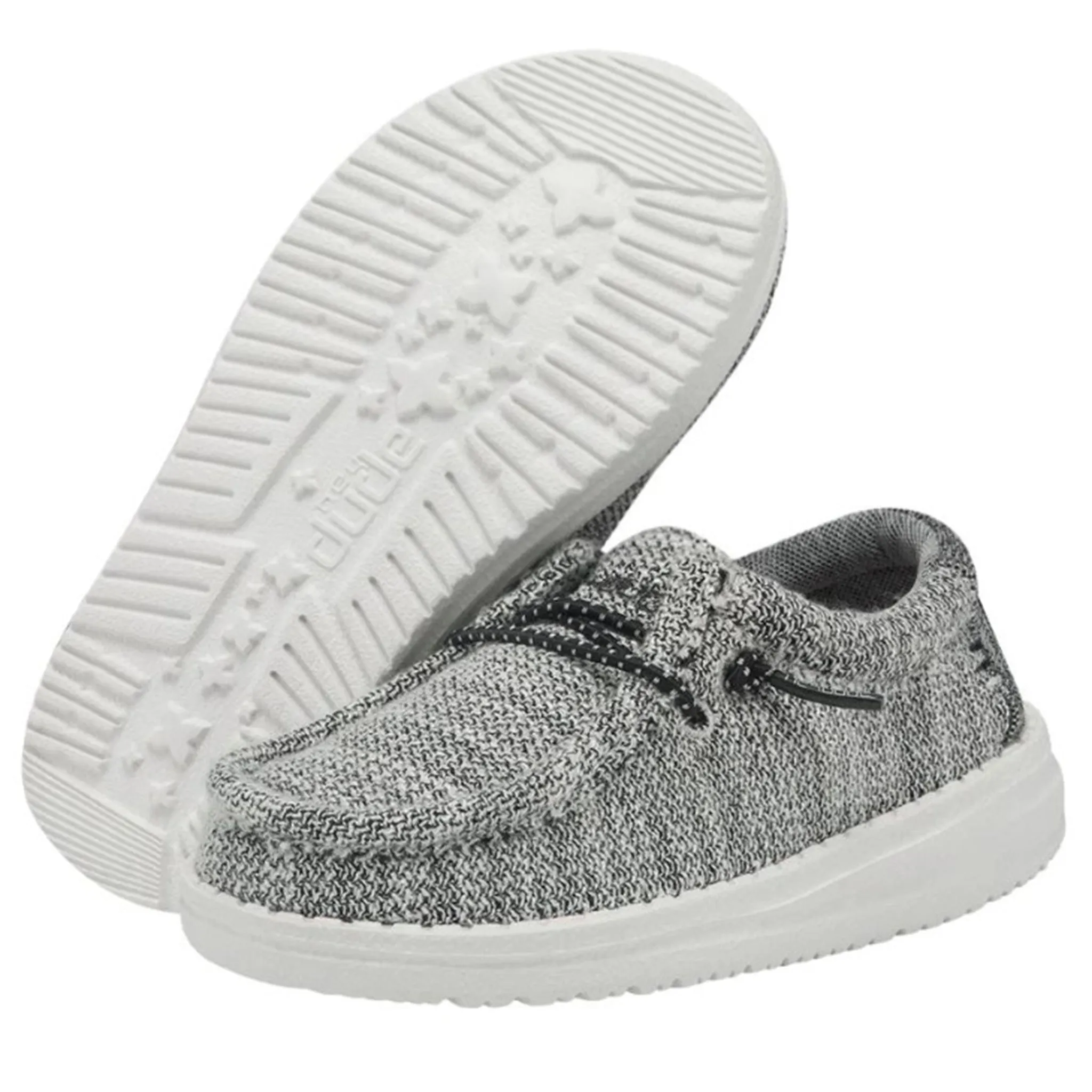 Hey Dude Yin Yang Wally Toddler Stretch Casual Shoes
