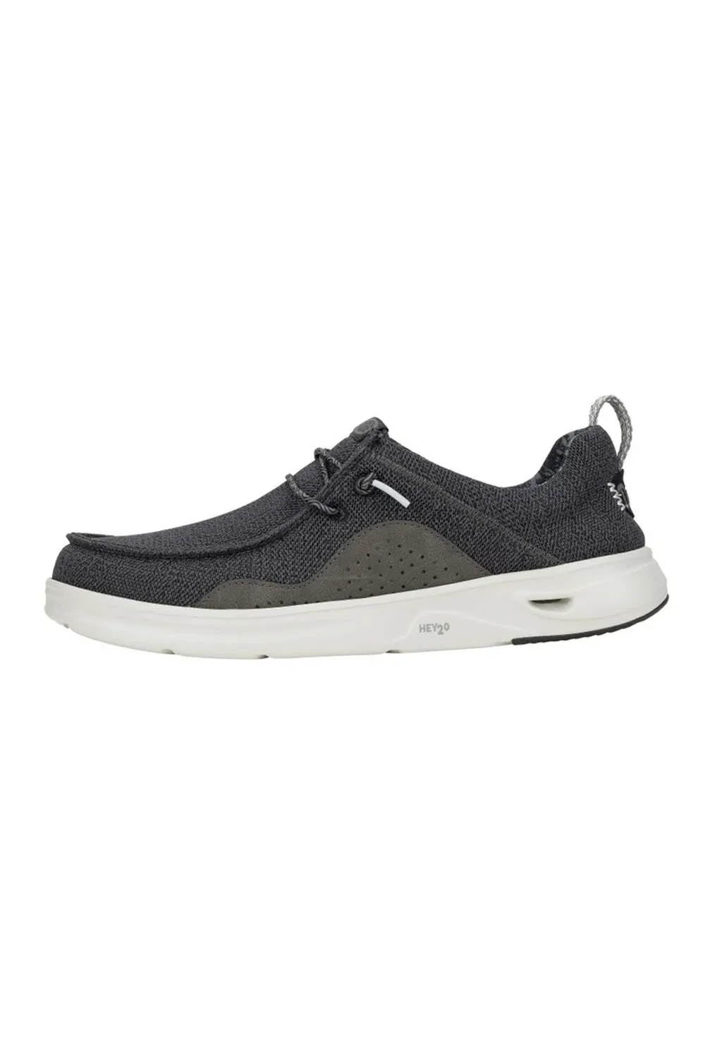 HEYDUDE Men’s Hey2O Mesh Shoes in Black/Grey | 43145-0NU
