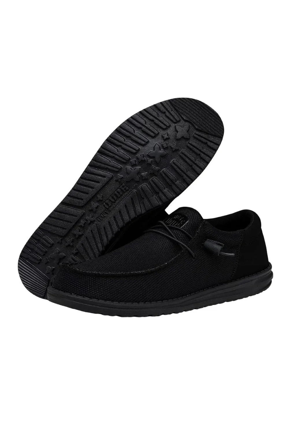 HEYDUDE Men’s Wally Funk Mono Shoes in Black | 40011-0XS