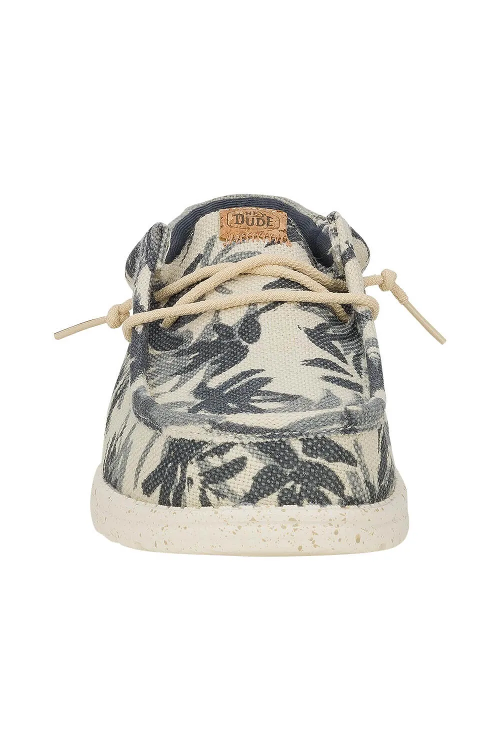 HEYDUDE Men’s Wally Jute Shoes in Egret Cloud Blue | 43087-0OF