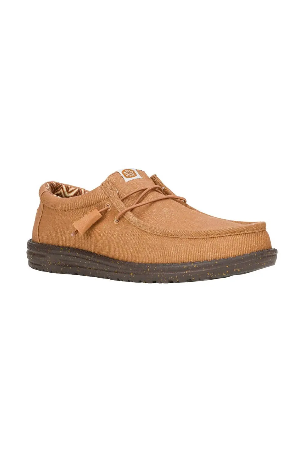 HEYDUDE Men’s Wally Stretch Shoes in Brown | 40700-2AH