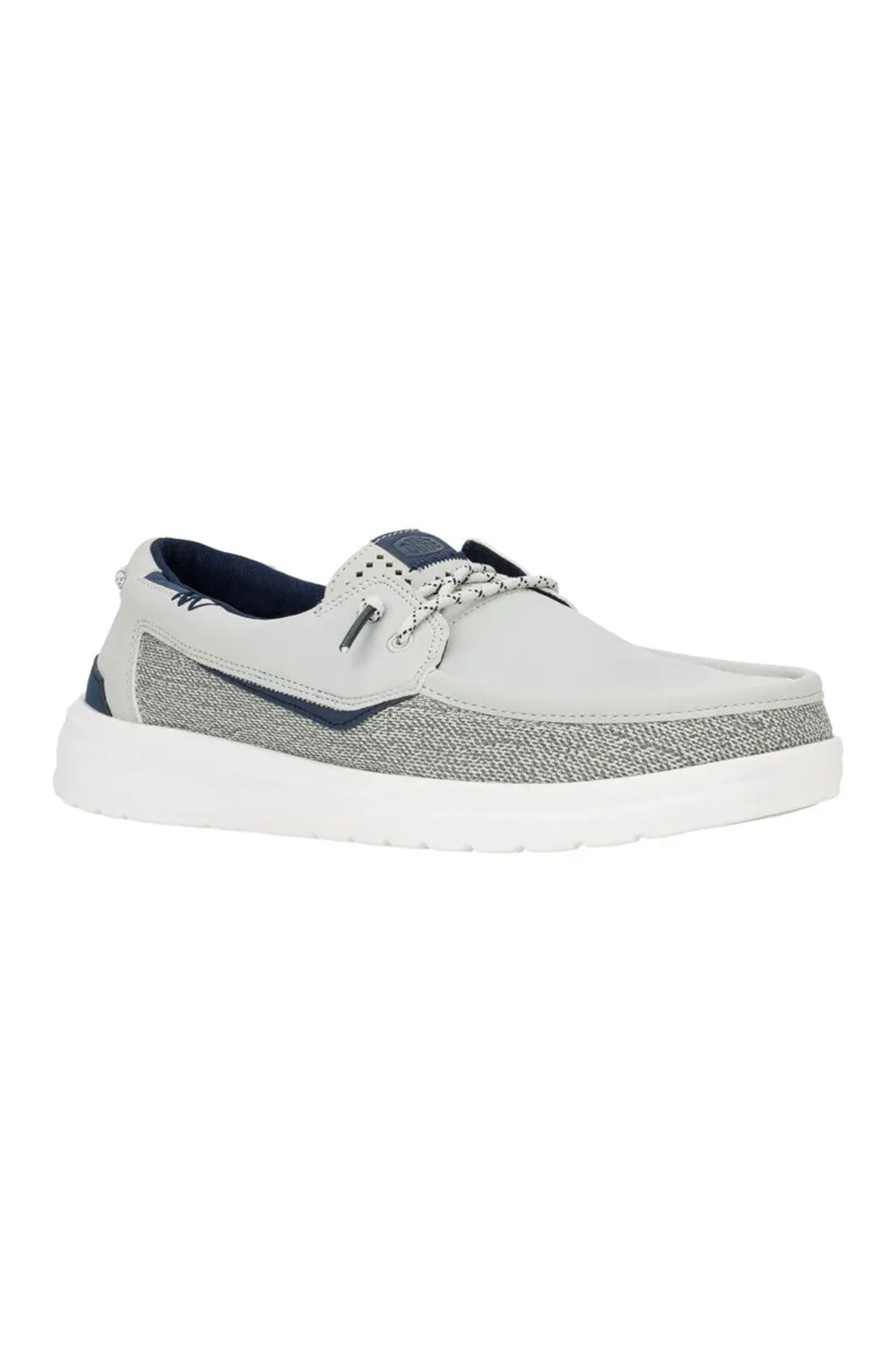 HEYDUDE Men’s Welsch Grip Classic Mesh Shoes in Grey | 43154-1U7