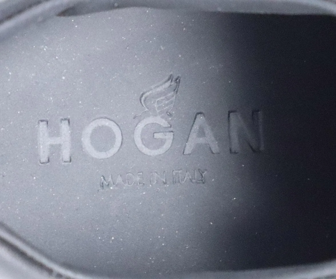 Hogan Black Leather Sneakers sz 5.5
