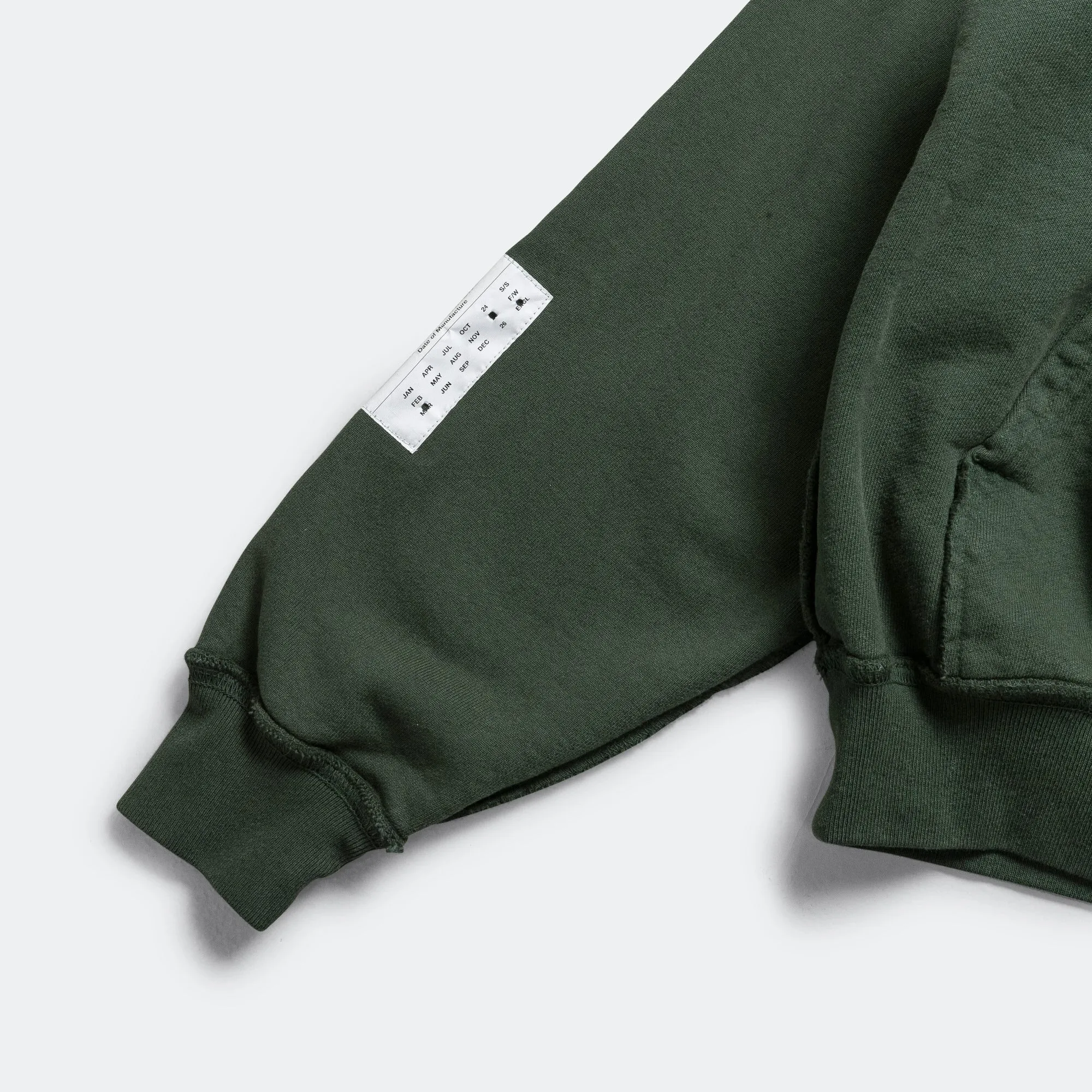 Hooded Sweatshirt x Race Service - British Racing Green