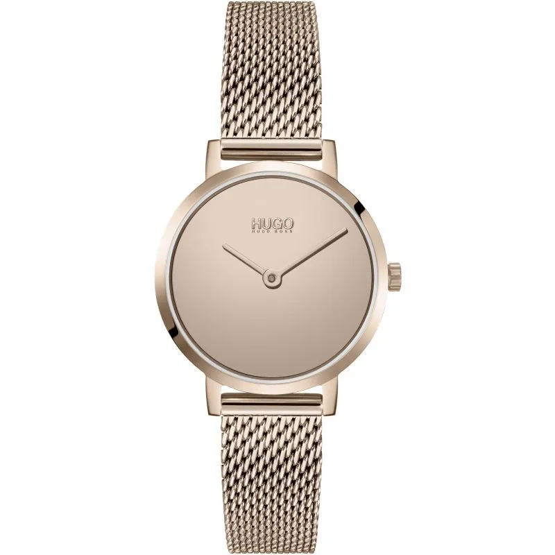 Hugo Carnation Gold Ladies Watch 1540085