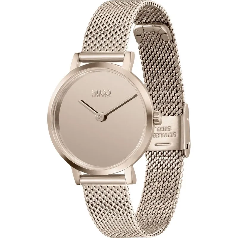 Hugo Carnation Gold Ladies Watch 1540085