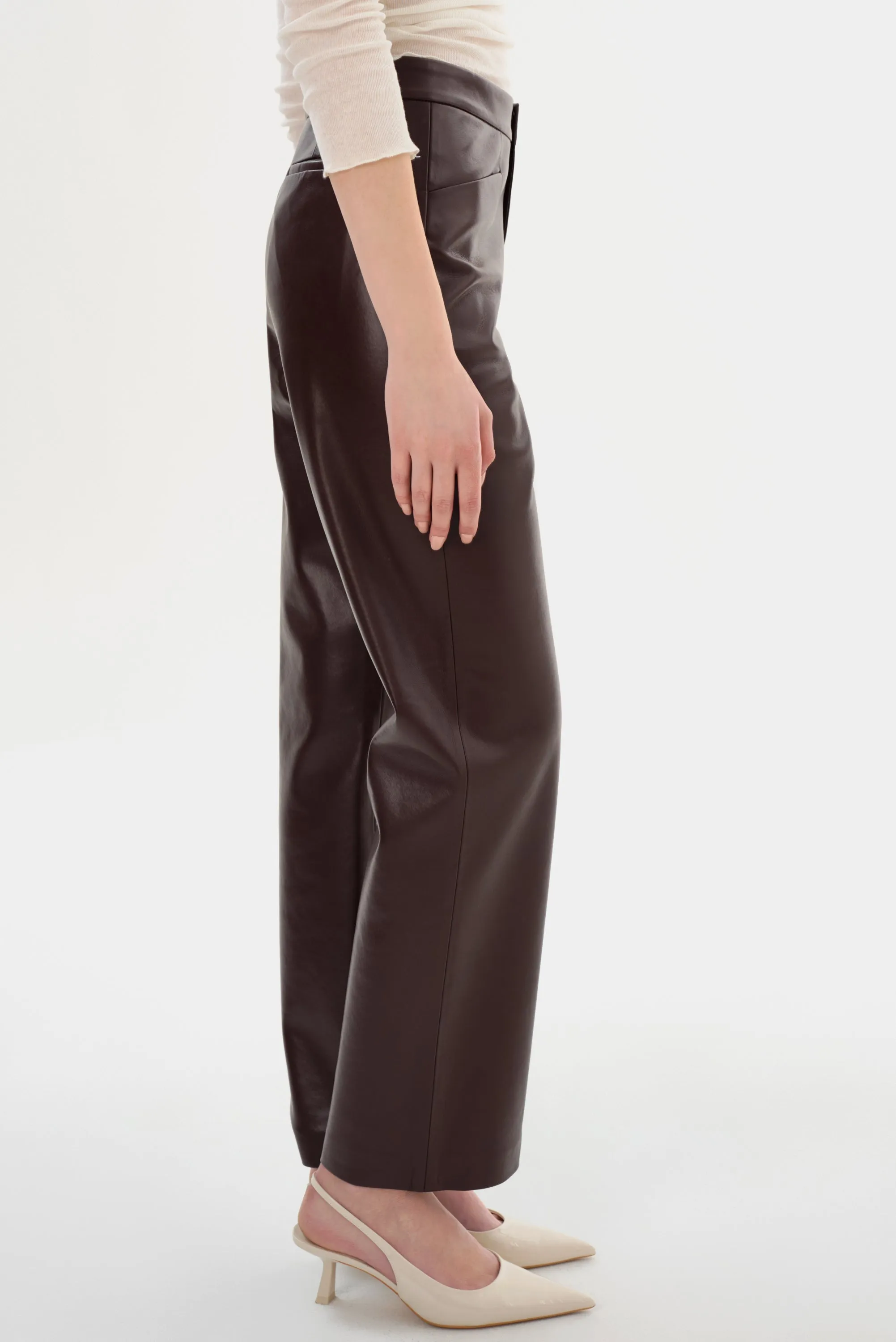 IMANI | Recycled Leather Trousers