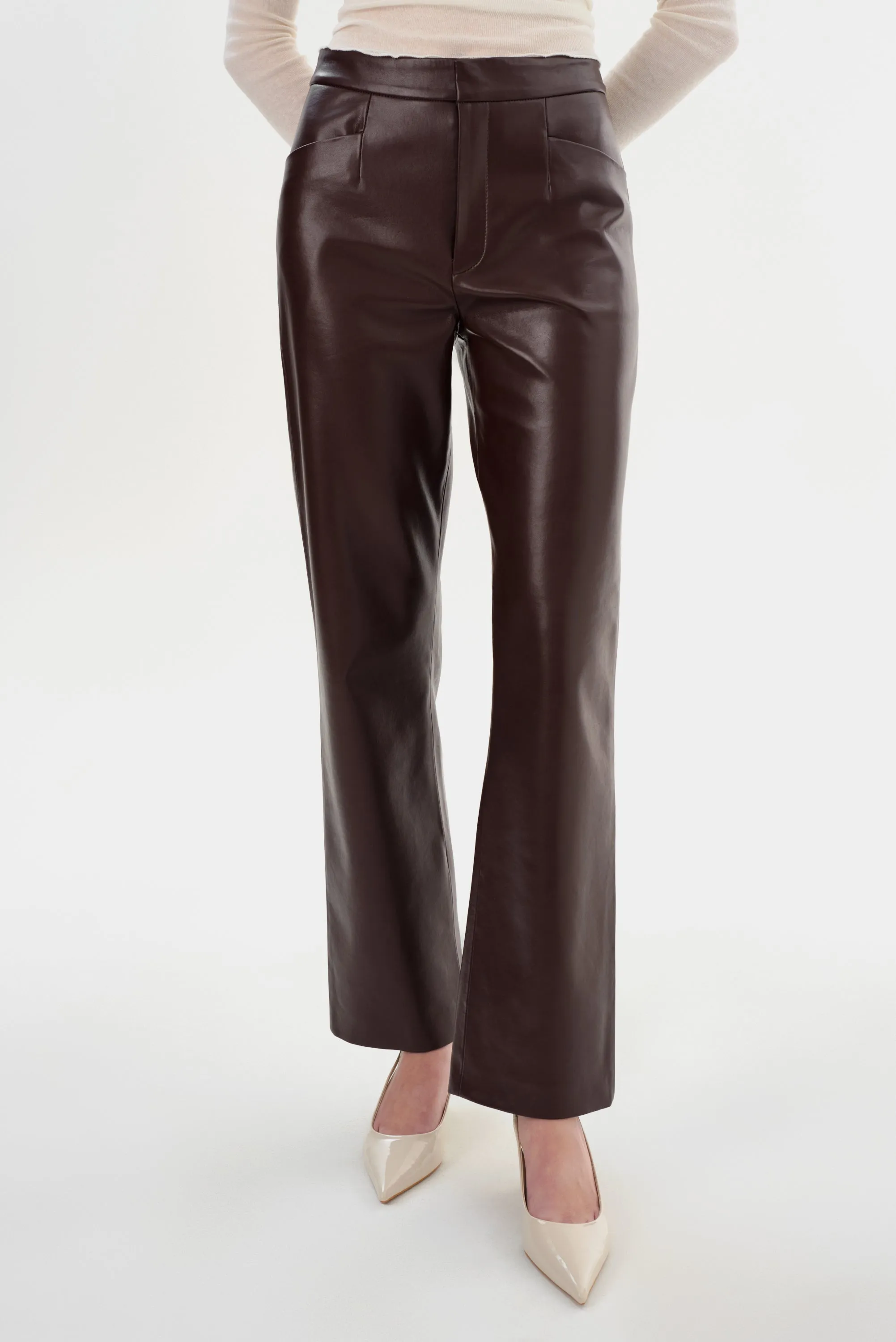 IMANI | Recycled Leather Trousers