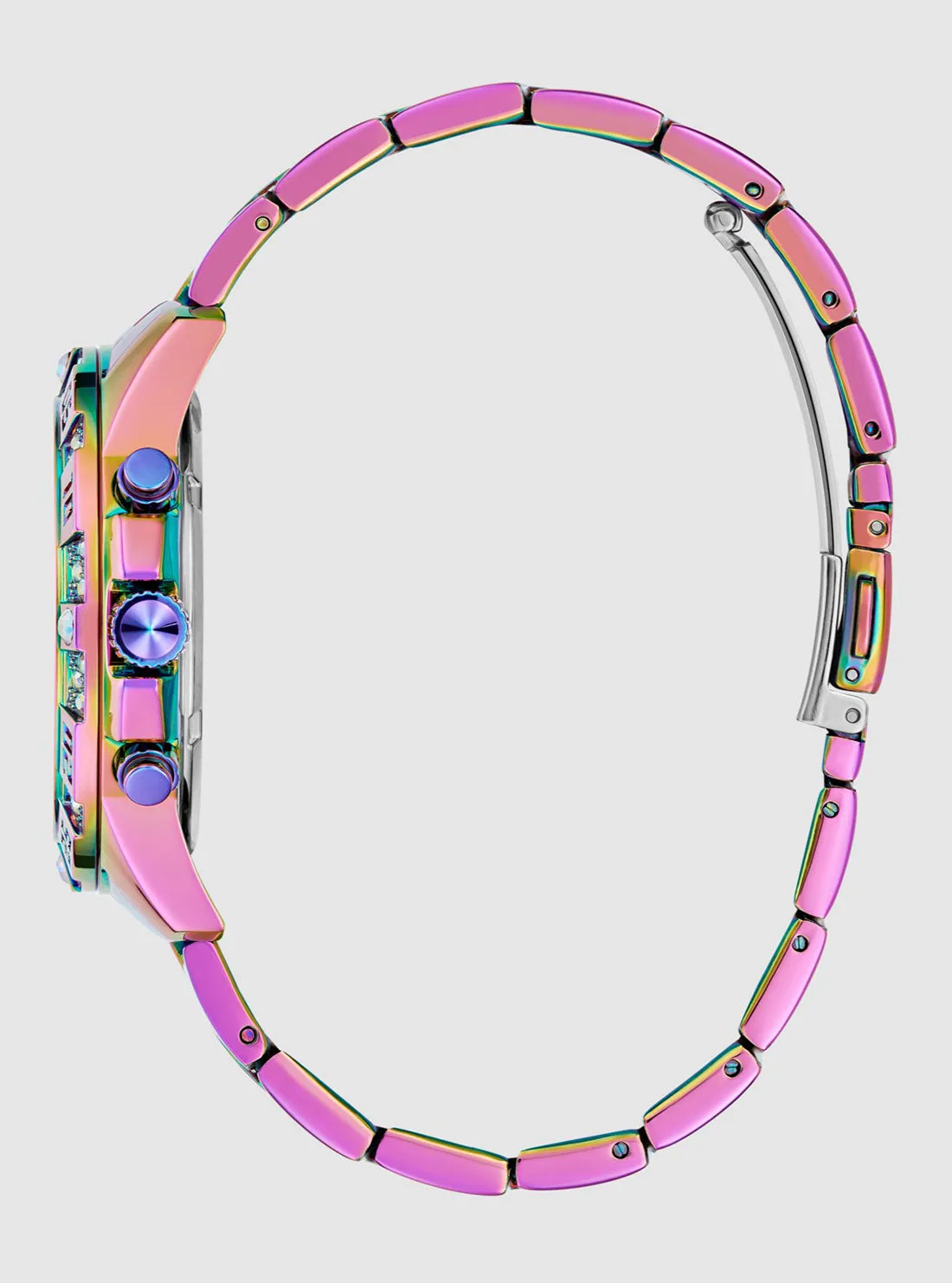 Iridescent Majesty Link Watch Guess