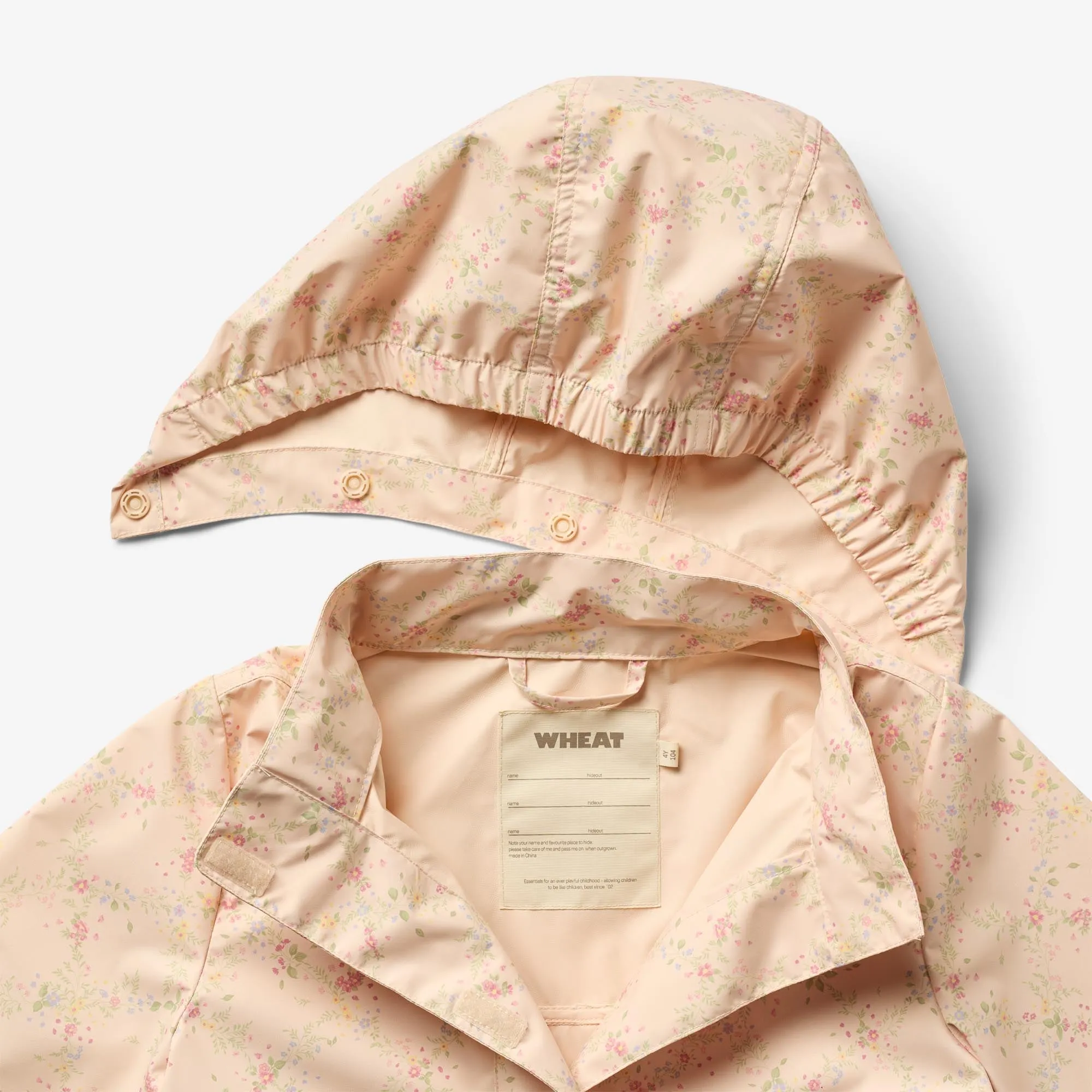 Jacket Thulla - rose checked flowers Wheat
