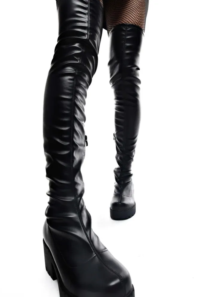 Koi Footwear - The Elevation Stretch Thigh High - Girl Shoes