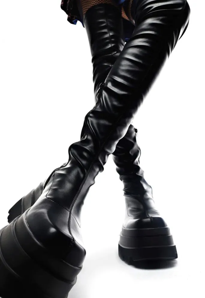 Koi Footwear - The Elevation Stretch Thigh High - Girl Shoes