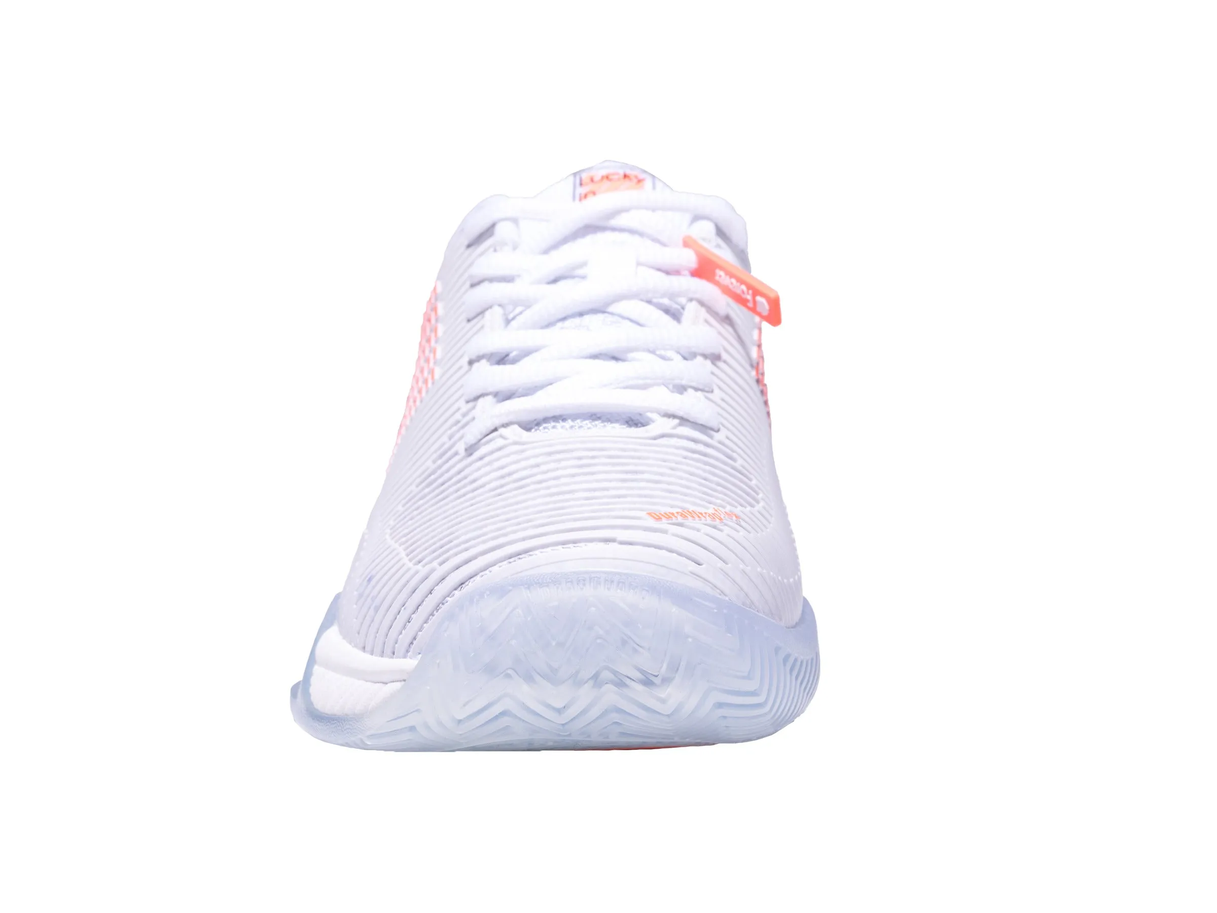 K.SWISS 97382-112-M | HYPERCOURT EXPRESS 2  LUCKY IN LOVE | WHITE/DOVE/ORANGE GLOW