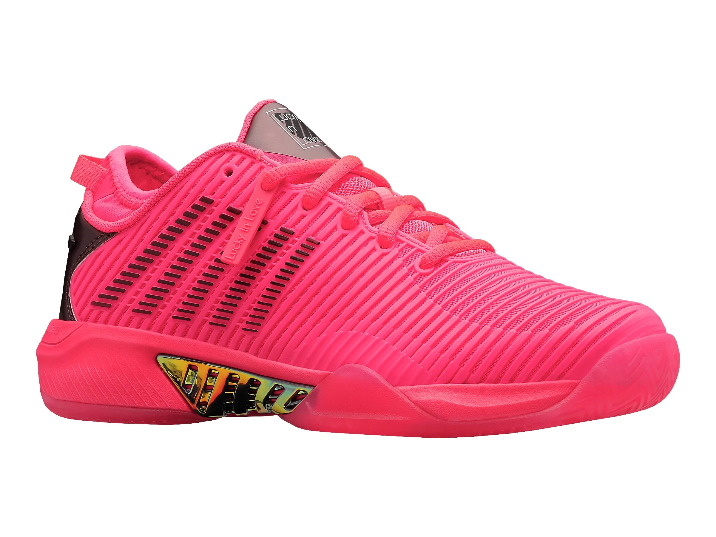 K.SWISS 97383-662-M | HYPERCOURT SUPREME LUCKY IN LOVE | NEON PINK/GRAY SILVE