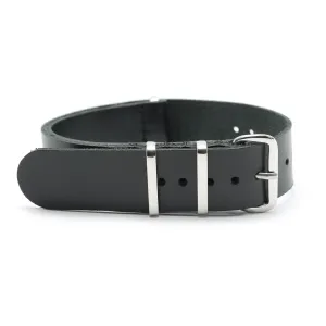 LEATHER MILITARY STYLE WATCH STRAP Silvermans