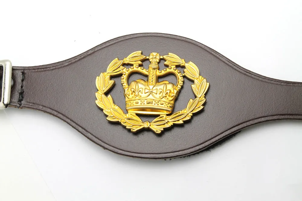 LEATHER STRAP RQMS CROWN & LAUREL Silvermans