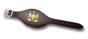 LEATHER STRAP WO1 COAT OF ARMS Silvermans