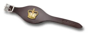 LEATHER STRAP WO2 LARGE CROWN Silvermans