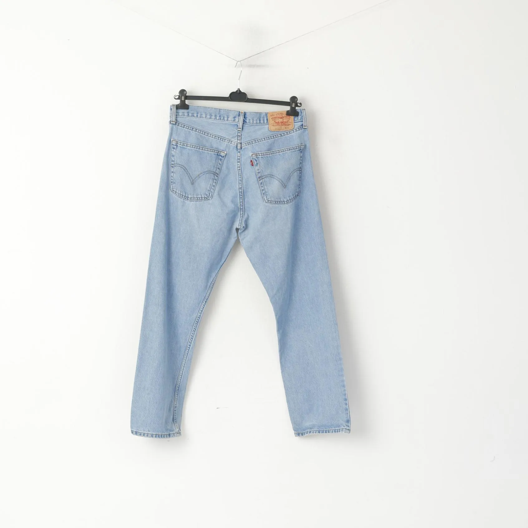 Levi's Men 36 Jeans Trousers Blue Denim Vintage Cotton 521 Classic Pants